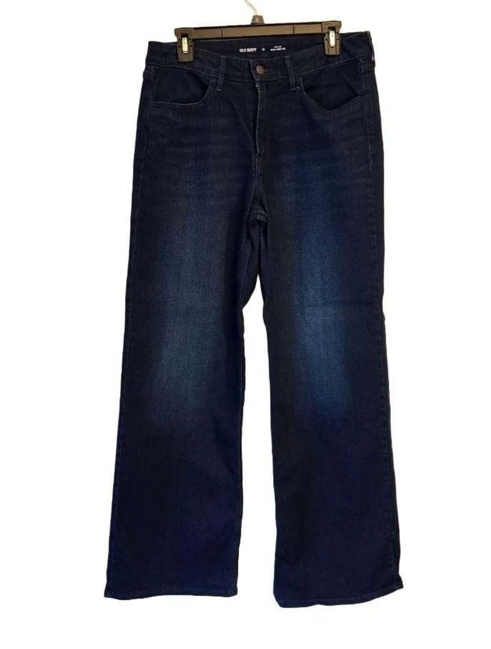 Old Navy Wow Wide Leg Jeans Size 12 Dark Wash High-Rise